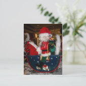 Versierde Kerstman Kerstkunst Print/Design Feestdagenkaart (Staand voorkant)