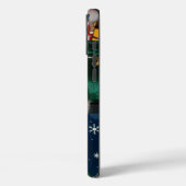 Versierde Kerstman Kerstkunst Print/Design i Case-Mate iPhone Case (Achterkant / Links)