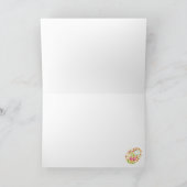 Versierde Paaseieren Blank Wenskaart Kaart (Binnen)