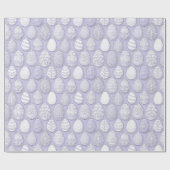 Versierde Paaseieren Patroon Violet ID1096 Cadeaupapier (Vlak)