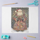 Versierde Robe Santa Tissuepapier (Craft)