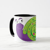 Versierde slak Mok (Voorkant links)