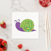 Versierde slak papieren servetten (Insitu)