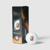 Versierde Thanksgiving-kalkoen Golfballen (Verpakking)