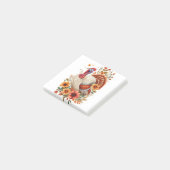 Versierde Thanksgiving-kalkoen Post-it® Notes (Schuin)