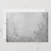 Versierde trouwfoto bewaar de datum kaart (Achterkant)