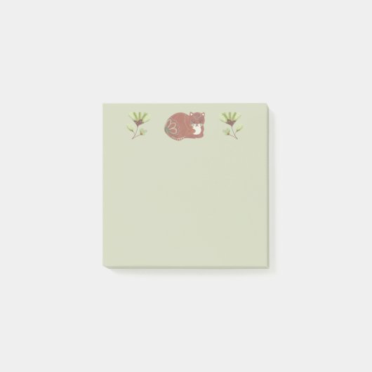 Versierde Volkskunst Kat Post-it® Notes (Voorkant)