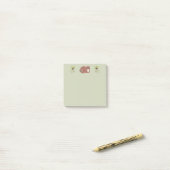 Versierde Volkskunst Kat Post-it® Notes (Op bureau)