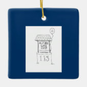 Versiering 2022 keramisch ornament (Voorkant)