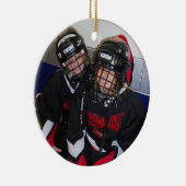 Versiering - Aangepaste SHL met foto Keramisch Ornament (Rechts)