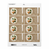 Versiering Abricot vervormingselement Etiquette Ho Etiket (Full Sheet)