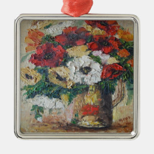 Versiering Ann Hayes Verflakkerend Vloeiend vermen Metalen Ornament