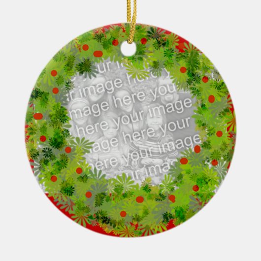 Versiering - baard keramisch ornament (Voorkant)