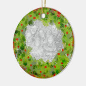 Versiering - baard keramisch ornament (Links)