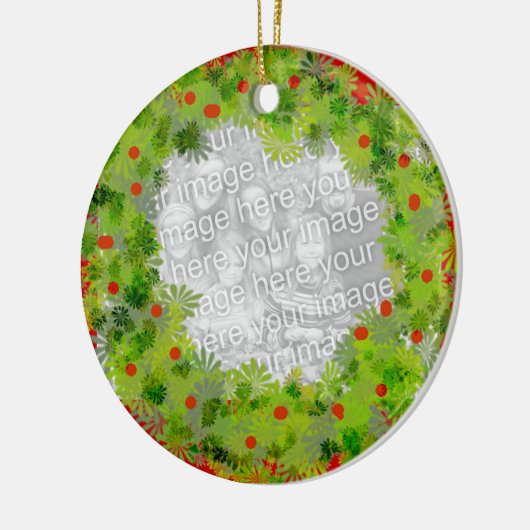 Versiering - baard keramisch ornament (Links)