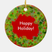 Versiering - baard keramisch ornament (Achterkant)