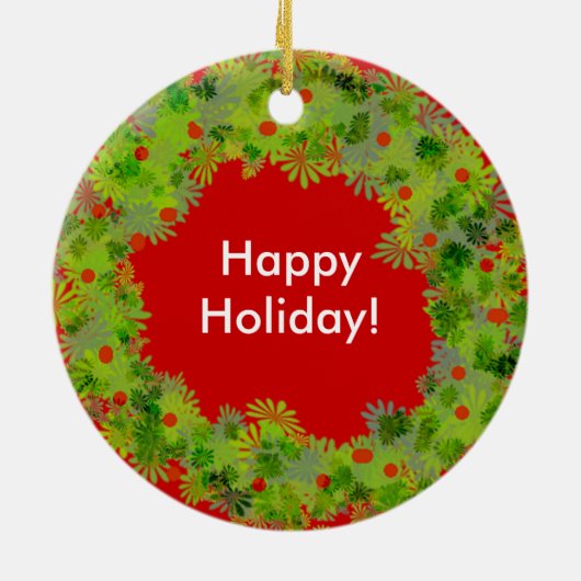 Versiering - baard keramisch ornament (Achterkant)