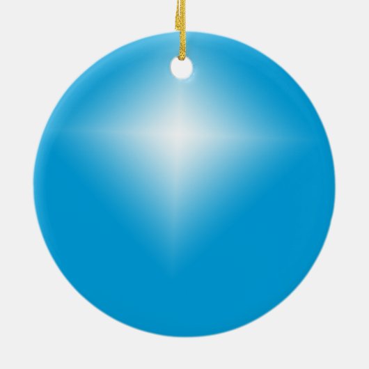 Versiering - Barn en kerstster Keramisch Ornament (Achterkant)