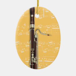 Versiering - Basson 2 - Kies uw kleur Keramisch Ornament