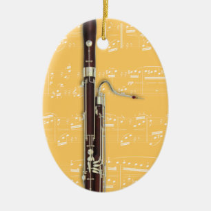 Versiering - Basson 2 - Kies uw kleur Keramisch Ornament