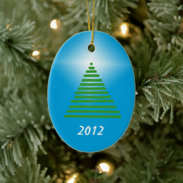 Versiering - Boom met ster Keramisch Ornament