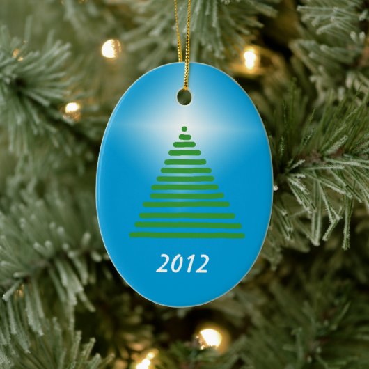 Versiering - Boom met ster Keramisch Ornament (Boom)