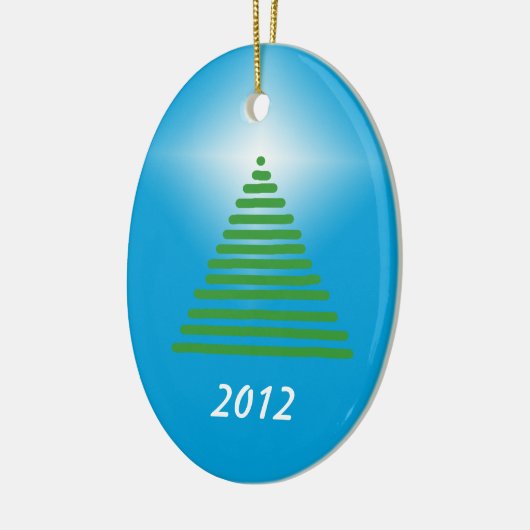 Versiering - Boom met ster Keramisch Ornament (Links)