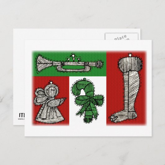  versiering briefkaart (Voorkant / Achterkant)