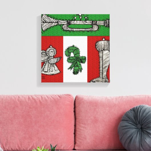 versiering canvas afdruk (Insitu (Woonkamer))