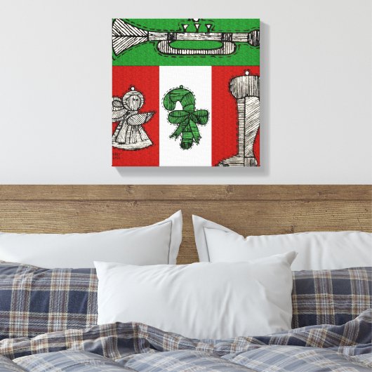 versiering canvas afdruk (Insitu (Slaapkamer))