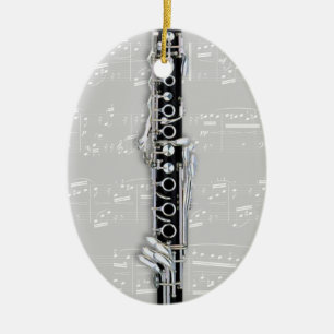 Versiering - Clarinet 2 - Kies uw kleur Keramisch Ornament