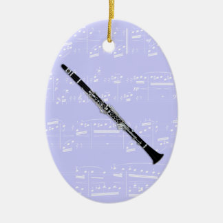 Versiering - Clarinet - Kies uw kleur Keramisch Ornament