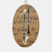 Versiering - Clarinets - Kies uw kleur Keramisch Ornament (Links)