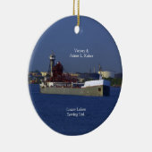 Versiering en versiering van James L. Kuber Keramisch Ornament (Rechts)