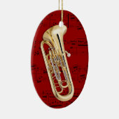 Versiering - Euphonium - Kies uw kleur Keramisch Ornament (Rechts)