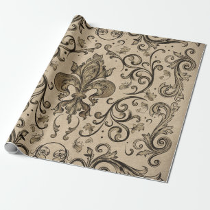 versiering Fleur-de-lis Cadeaupapier