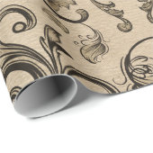  versiering Fleur-de-lis Cadeaupapier (Rol Hoek)