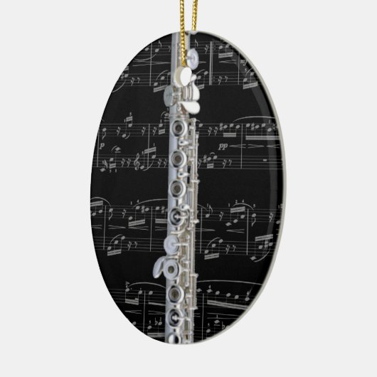 Versiering - Flute 2 - Kies uw kleur Keramisch Ornament (Links)