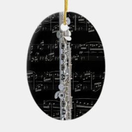 Versiering - Flute 2 - Kies uw kleur Keramisch Ornament