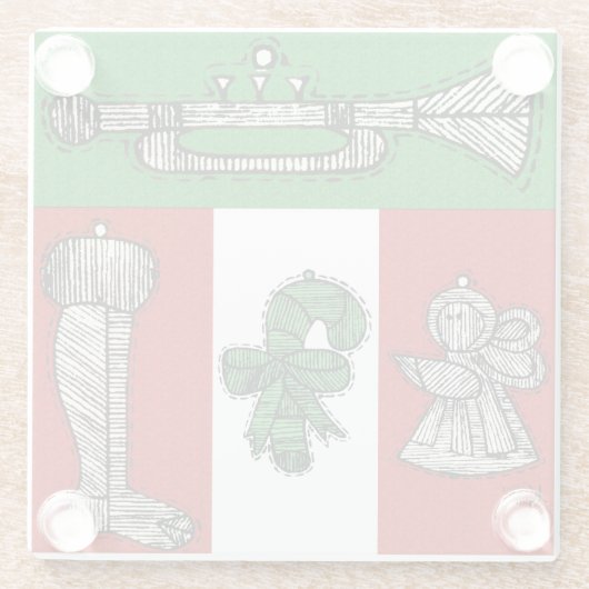 versiering glazen onderzetter (Achterkant)