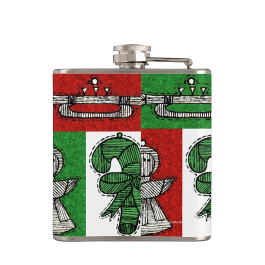 versiering heupfles (Achterkant)