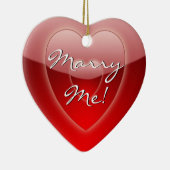 Versiering huwelijksvoorstel keramisch ornament (Rechts)