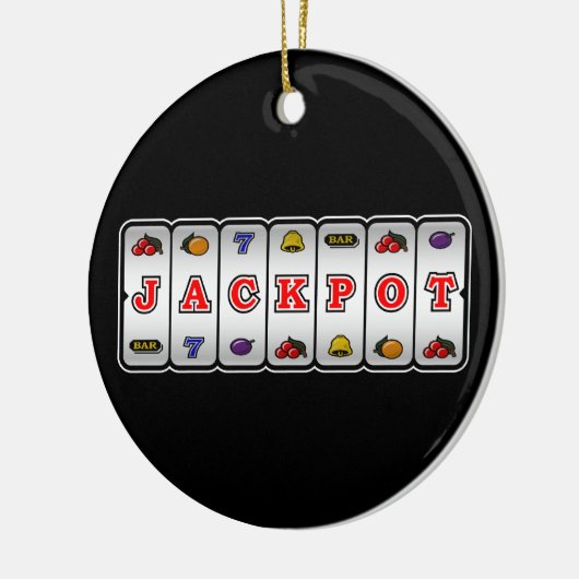 Versiering jaspotsleuf (donker) keramisch ornament (Links)