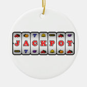 Versiering jaspotsleuf (licht) keramisch ornament (Voorkant)