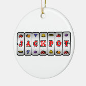 Versiering jaspotsleuf (licht) keramisch ornament (Links)