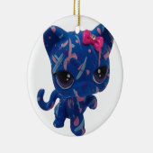 Versiering Kat verf Keramisch Ornament (Rechts)