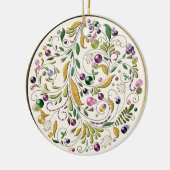 Versiering - Keramiek - Toscaanse cirkel Keramisch Ornament (Links)