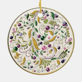 Versiering - Keramiek - Toscaanse cirkel Keramisch Ornament (Achterkant)