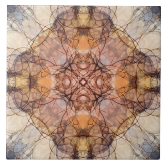 Versiering, luxe, elegant, patroon, wijnstokken, l tegeltje (Voorkant)