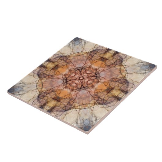 Versiering, luxe, elegant, patroon, wijnstokken, l tegeltje (Zijkant)